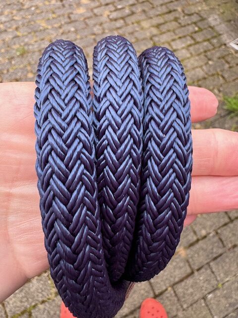 Brockamp Führseil/Lead Rope 3,70 m aus 13 mm Polyester mit Messingkarabiner – Bild 10
