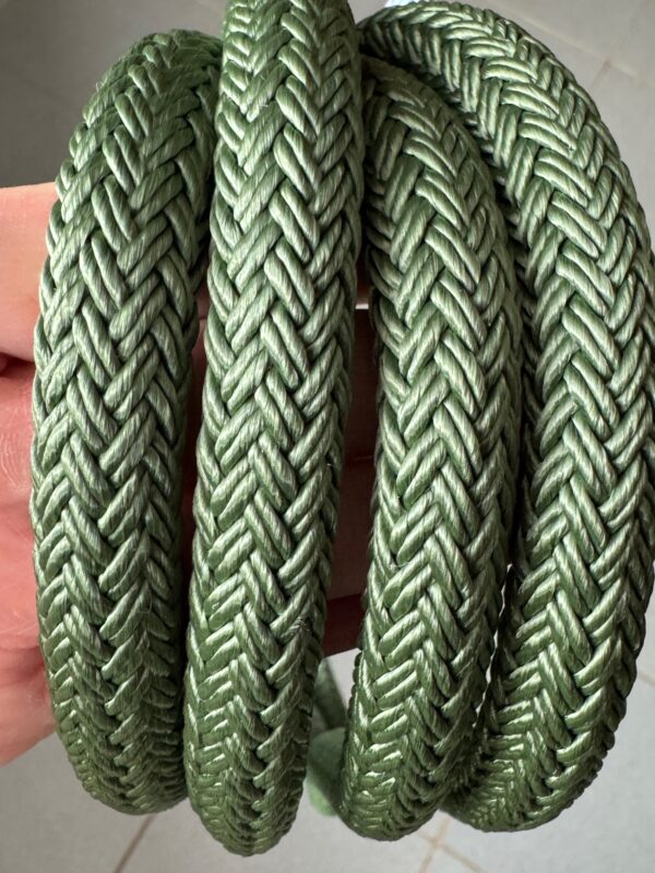 Brockamp Führseil/Lead Rope 3,70 m aus 13 mm Polyester mit Messingkarabiner – Bild 10